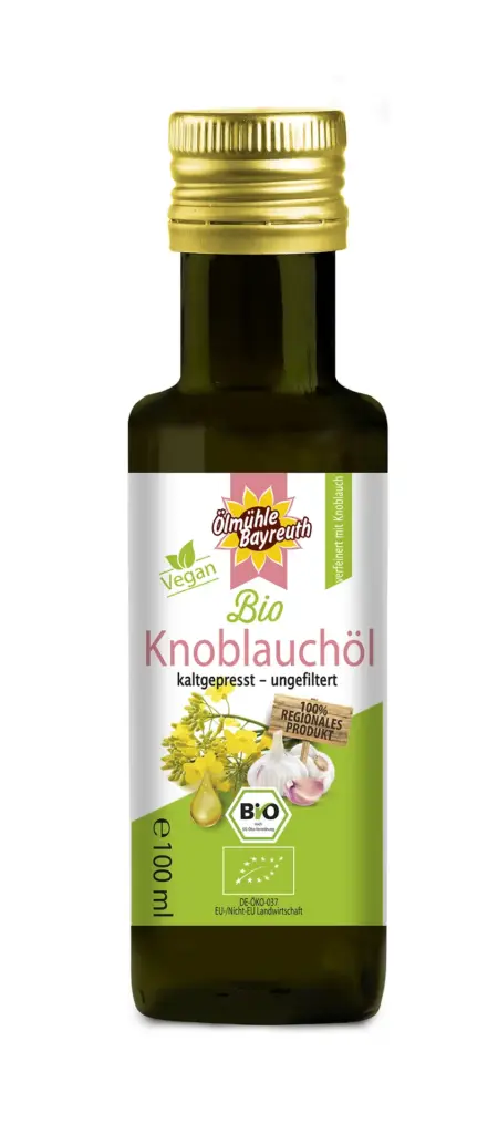 Bio Knoblauchöl - Ölmühle Bayreuth